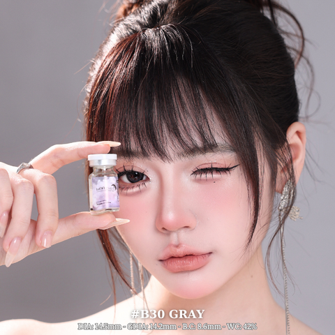 (Luna Eyes) B30 Gray - size to