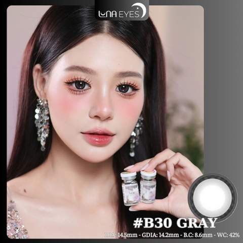 (Luna Eyes) B30 Gray - size to