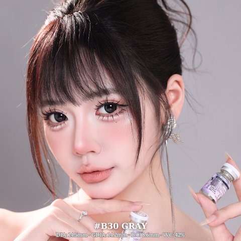 (Luna Eyes) B30 Gray - size to