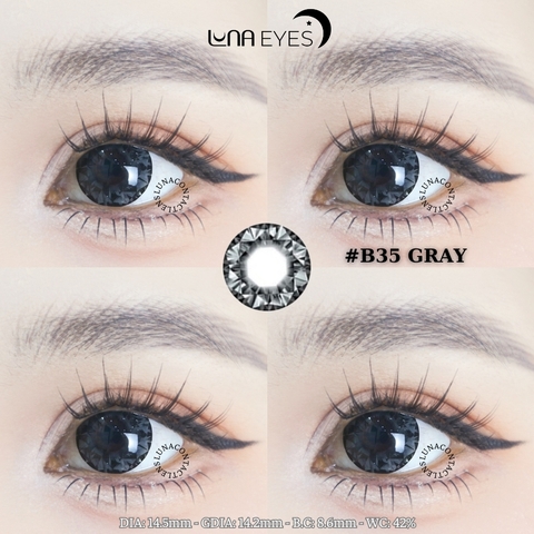 (quà tặng) B35 Gray - size to