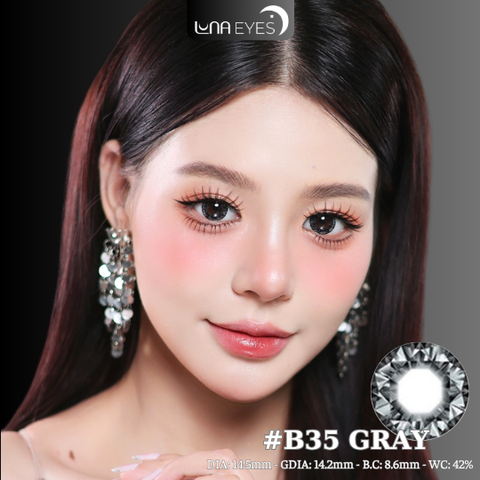 (quà tặng) B35 Gray - size to