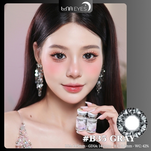 (quà tặng) B35 Gray - size to