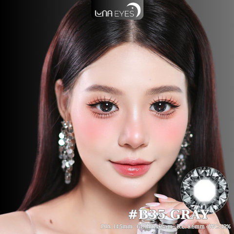 (quà tặng) B35 Gray - size to