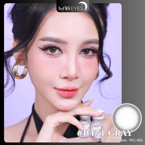 (Luna Eyes) B471 GRAY - size vừa