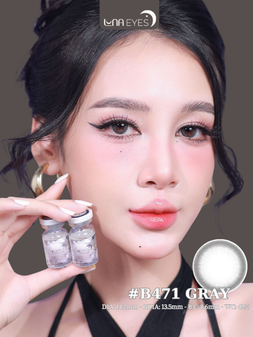 (Luna Eyes) B471 GRAY - size vừa