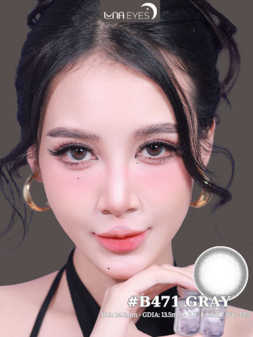(Luna Eyes) B471 GRAY - size vừa