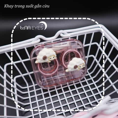 KHAY ĐỰNG LENS TRONG SUỐT GẮN NƠ - GẮN CỪU