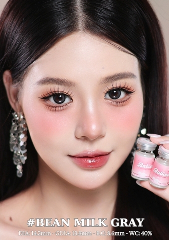 (Babiee) BEAN MILK GRAY - size vừa
