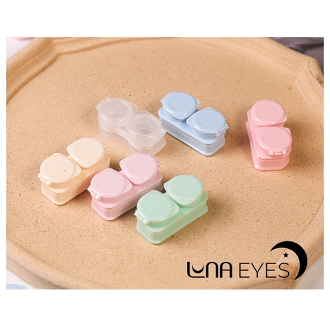 Khay Lens Nắp Gập Nhiều Màu Có Dụng Cụ Đeo