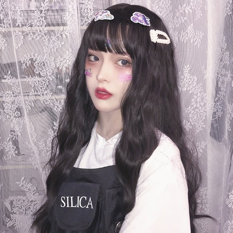 [5280] TÓC GIẢ XOĂN DÀI GỢN SÓNG HIPPIE LỌN TO