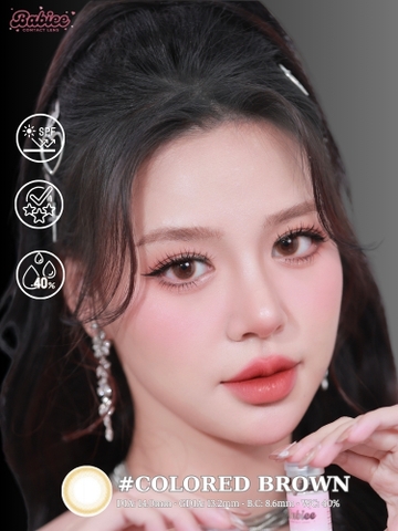 (Babiee) COLORED BROWN - size nhỏ