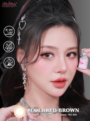 (Babiee) COLORED BROWN - size nhỏ