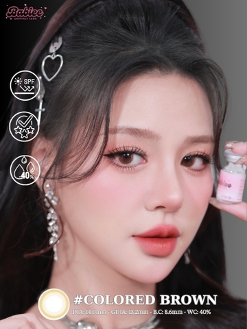 (Babiee) COLORED BROWN - size nhỏ
