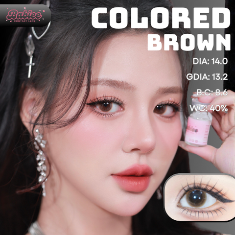 (Babiee) COLORED BROWN - size nhỏ