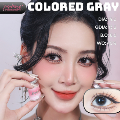 (Babiee) COLORED GRAY - size nhỏ