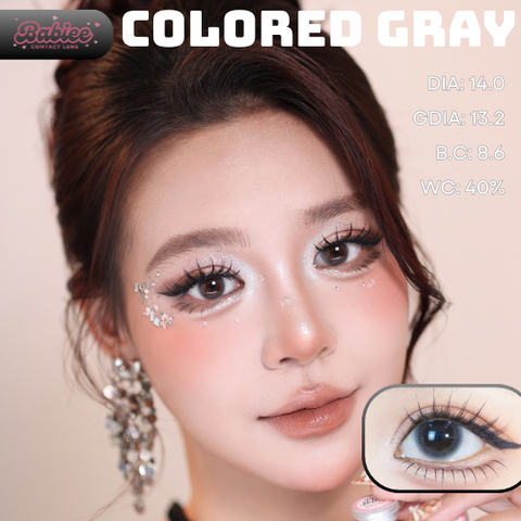 (Babiee) COLORED GRAY - size nhỏ