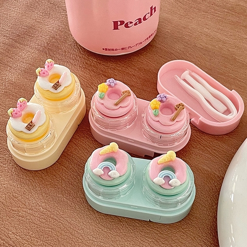 Khay đơn hình hộp bánh dễ thương kèm khay dụng cụ