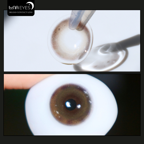 (Luna Eyes) E101 BROWN - size vừa