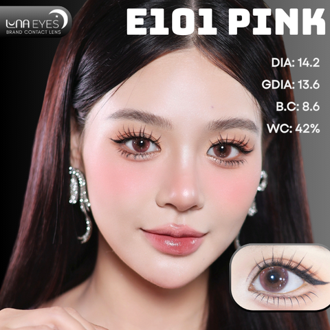 (Luna Eyes) E101 PINK - size vừa