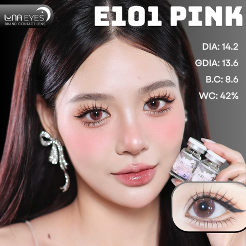 (Luna Eyes) E101 PINK - size vừa