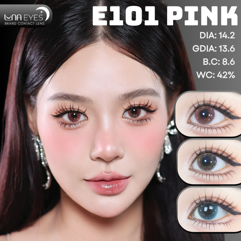 (Luna Eyes) E101 PINK - size vừa