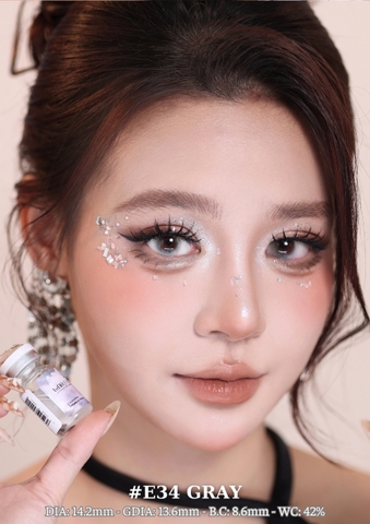 (Luna Eyes) E34 GRAY - size vừa