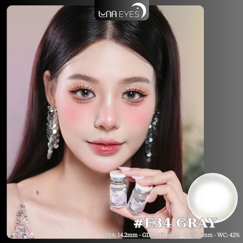 (Luna Eyes) E34 GRAY - size vừa