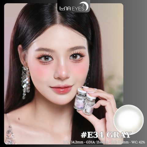 (Luna Eyes) E34 GRAY - size vừa