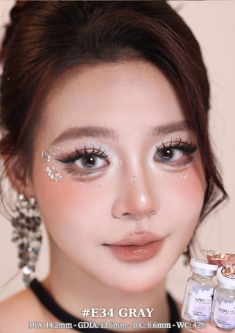 (Luna Eyes) E34 GRAY - size vừa