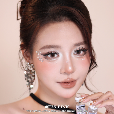 (Luna Eyes) E35 PINK - size vừa