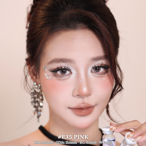 (Luna Eyes) E35 PINK - size vừa