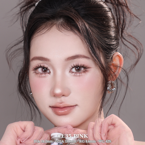 (Luna Eyes) E35 PINK - size vừa