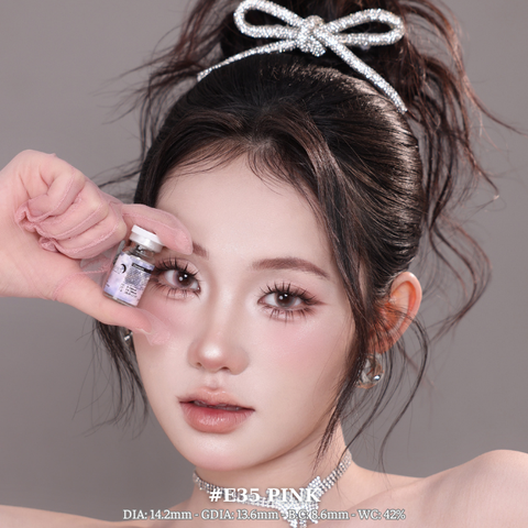 (Luna Eyes) E35 PINK - size vừa