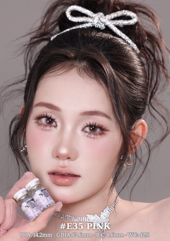 (Luna Eyes) E35 PINK - size vừa