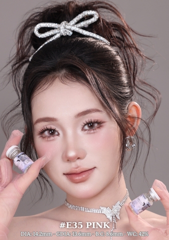 (Luna Eyes) E35 PINK - size vừa