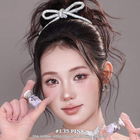 (Luna Eyes) E35 PINK - size vừa