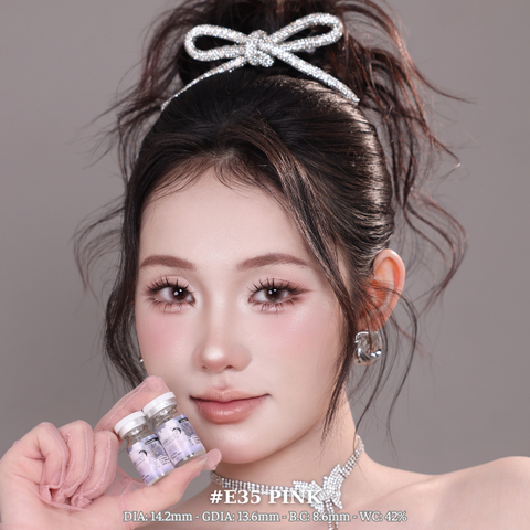 (Luna Eyes) E35 PINK - size vừa