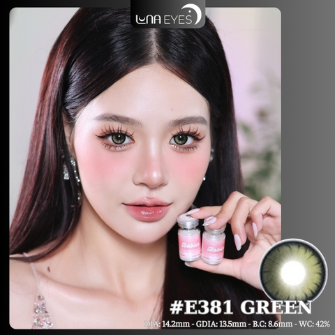 (Luna Eyes) E381 GREEN - size vừa