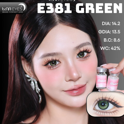 (Luna Eyes) E381 GREEN - size vừa