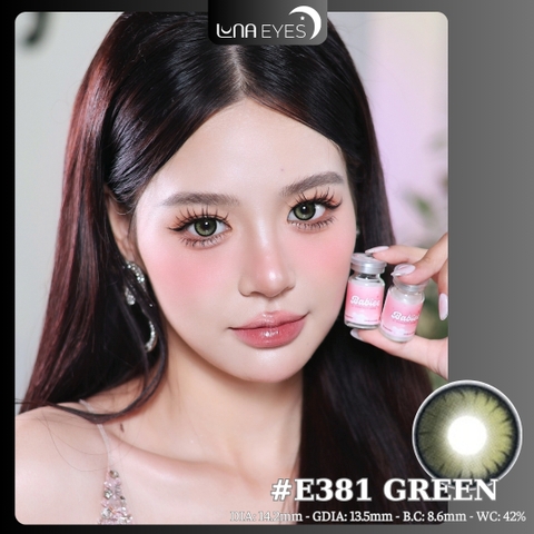 (Luna Eyes) E381 GREEN - size vừa