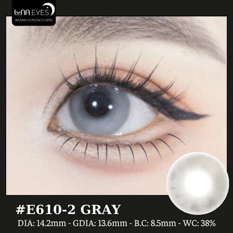 (Luna Eyes) E610-2 GRAY - size vừa