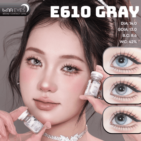 (Luna Eyes) E610 GRAY - size nhỏ