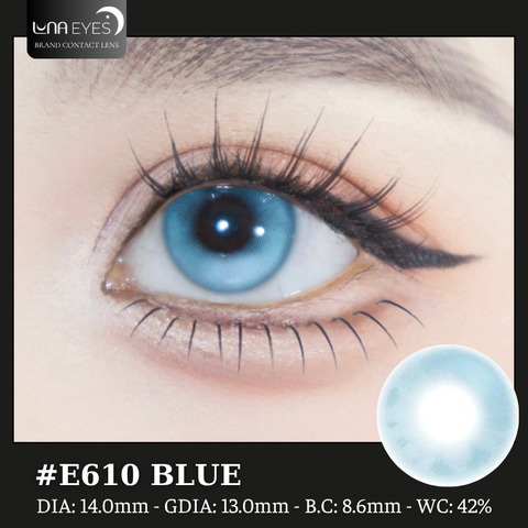 (Luna Eyes) E610 BLUE - size nhỏ