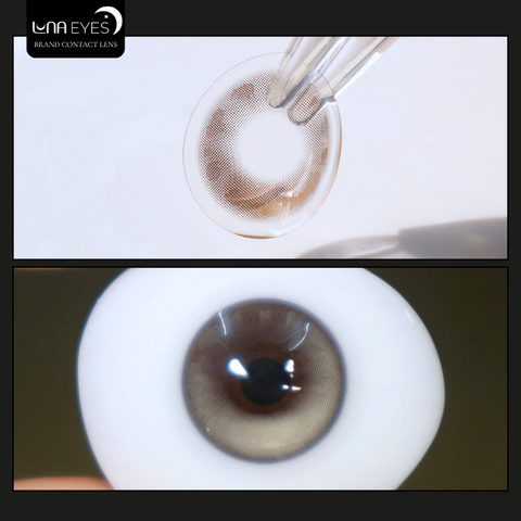 (Luna Eyes) E610 BROWN - size nhỏ