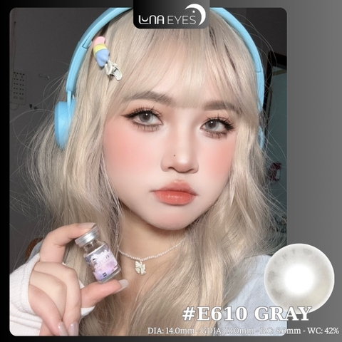 (Luna Eyes) E610 GRAY - size nhỏ
