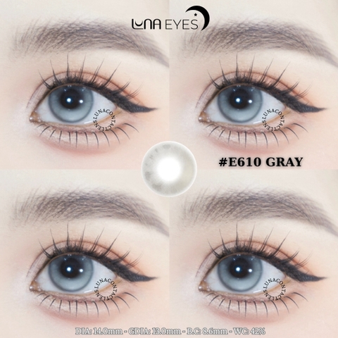 (Luna Eyes) E610 GRAY - size nhỏ