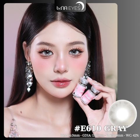 (Luna Eyes) E610 GRAY - size nhỏ