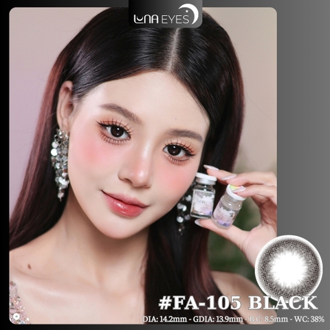 (Luna Eyes) FA-105 BLACK - size vừa