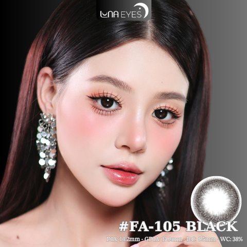 (Luna Eyes) FA-105 BLACK - size vừa