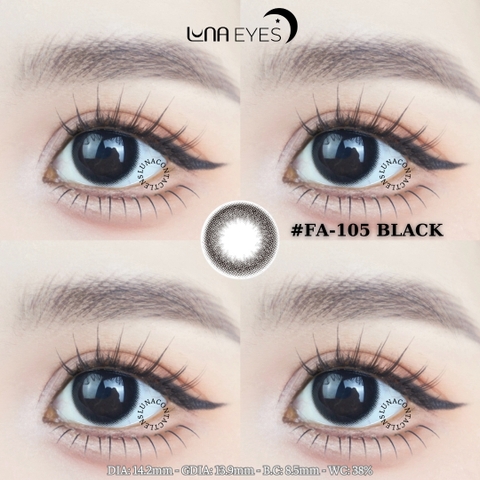 (Luna Eyes) FA-105 BLACK - size vừa